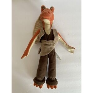 Vintage Star Wars Episode 1 Jar Jar Binks 12" Small Plush Toy Applause